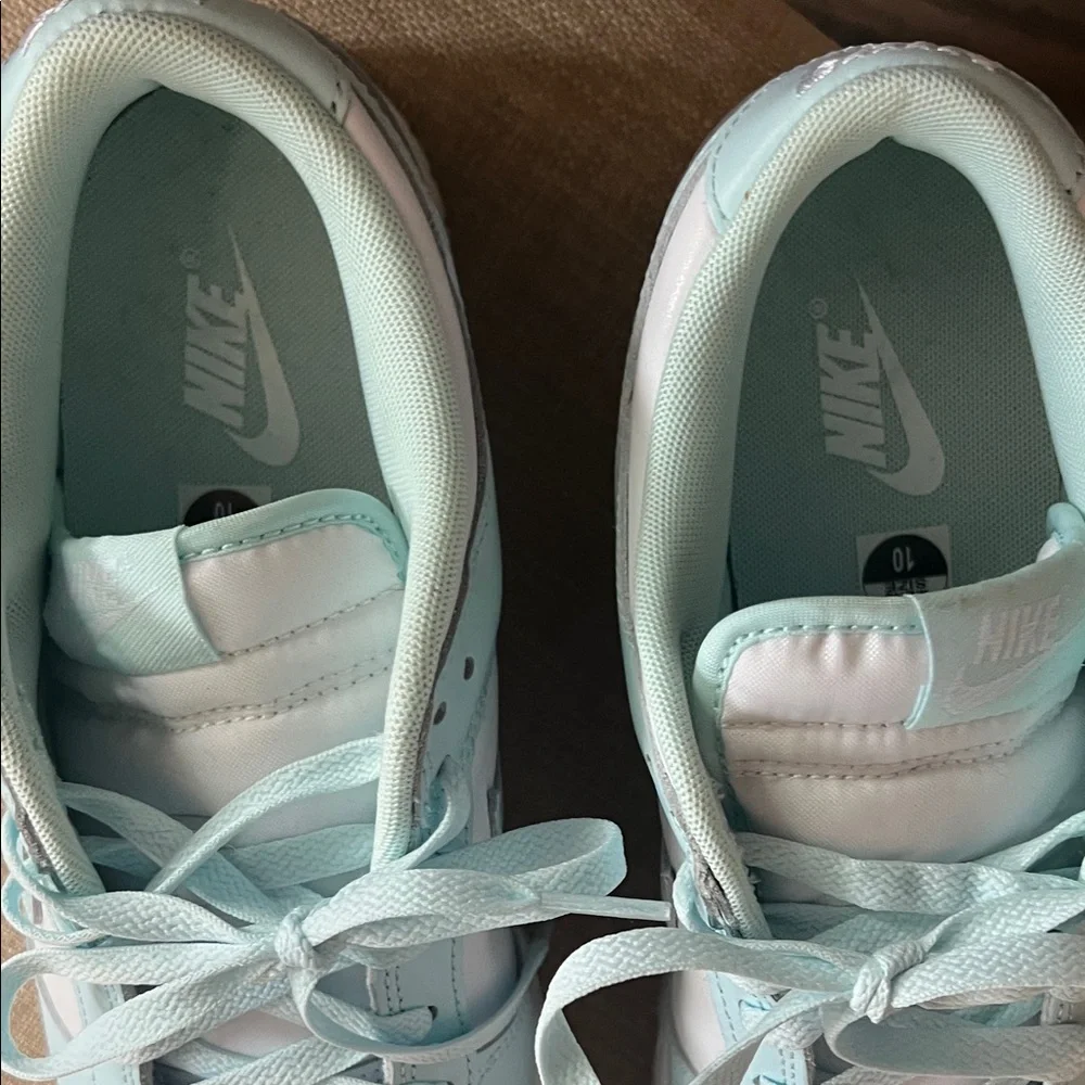 Nike Light Blue and White Dunks - Picture 4 of 7